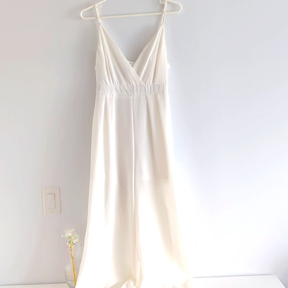 Milk and Honey White Jumpsuit